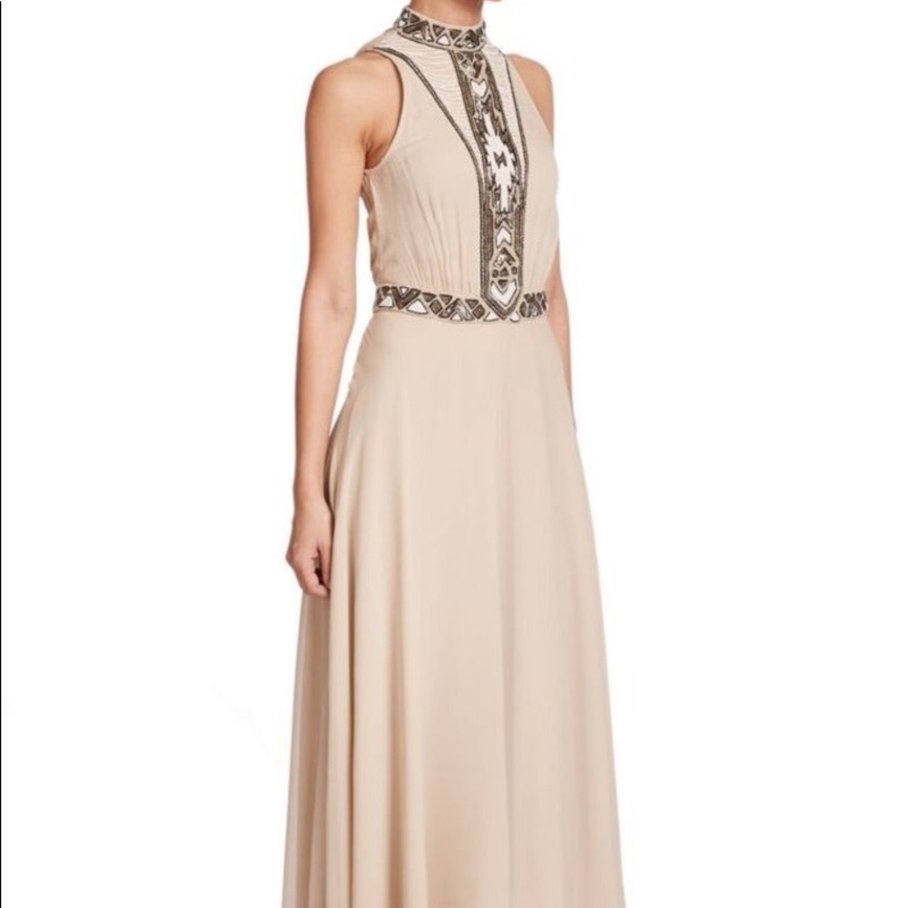 NWT Haute Hippie $995 embellished silk dress XS